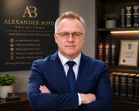 Alexander Boyd, immigration solicitor and founder of AB Immigration Solicitors